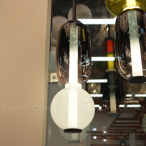 Подвесной светильник Cloyd SUPERNOVA-A P1 / выс. 40 см - 2 яруса - черный (арт.11401)