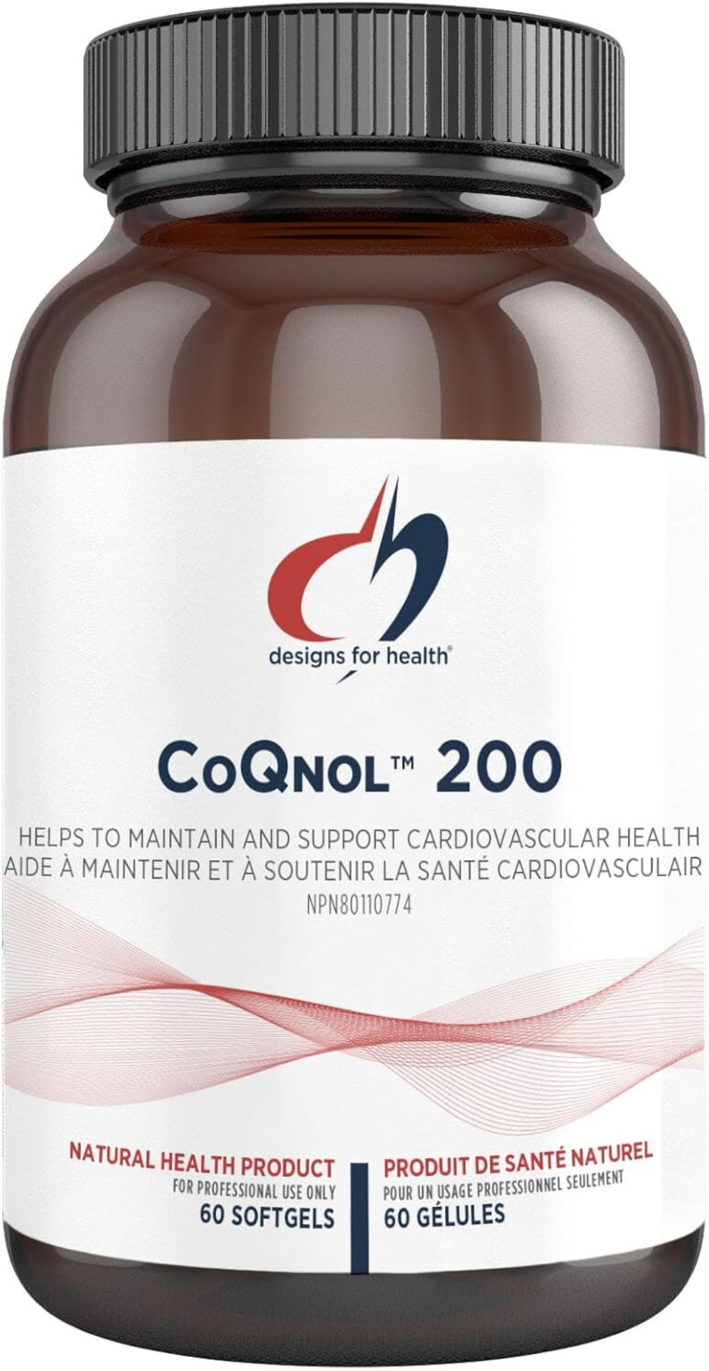 Designs For Health - COQ200 - CoQnol 200 60 capsules