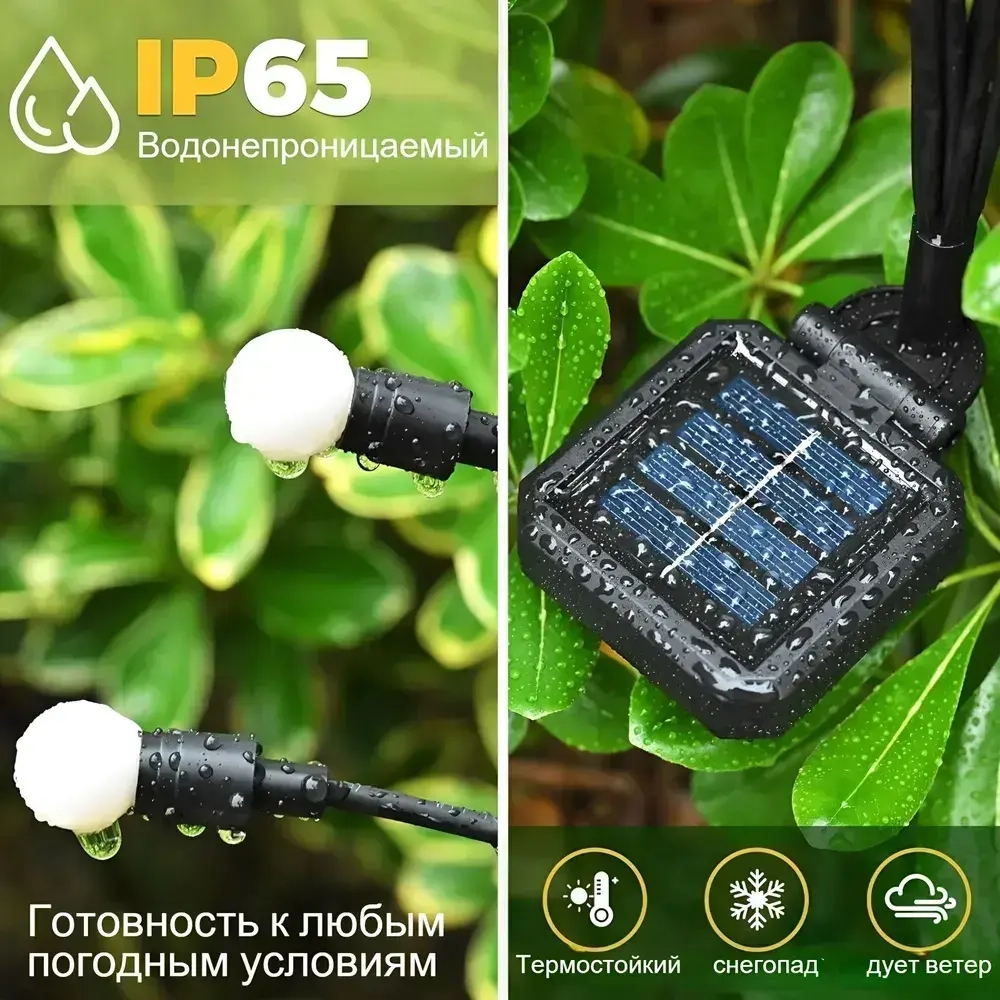 Солнечные уличные светильники/2 шт; "фейерверк", "одуванчик", садовое и уличное освещение