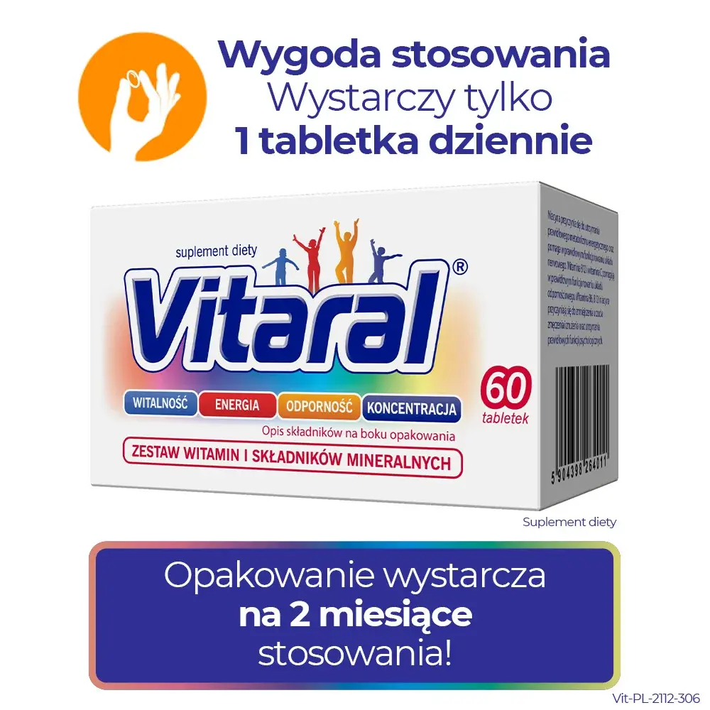 Диетическая добавка Витарал, 60 таблеток