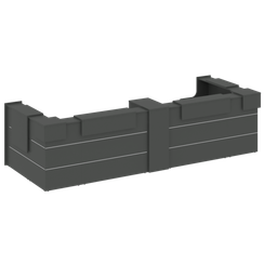 Onix Ресепшн O.R-K-37 Антрацит 4714*1768*1187