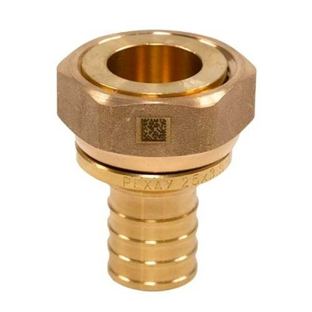 Переходник НГ 40-G1 1/2" DZR латунь Рехау