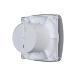 Вентилятор накладной RIO D100 обратный клапан Gray metal