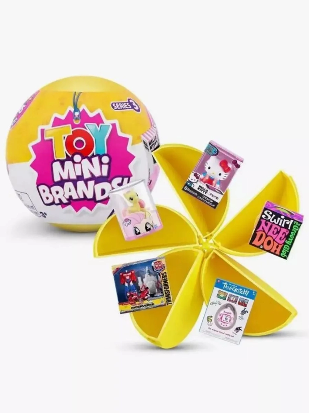 Шар 5 сюрпризов Зуру Mini Brands Surprise 3 серия