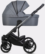 Детская коляска Riko Nano Thermo 3 в 1 с автокреслом Rant Cruise Grey 12 Graphite (графит)