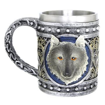 Кружка Волк 450 мл 08-9-AKG