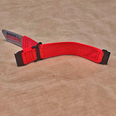 Ремешок Hemsut 26мм для Garmin нейлоновый дышащий с перфорацией на липучке (Красный)