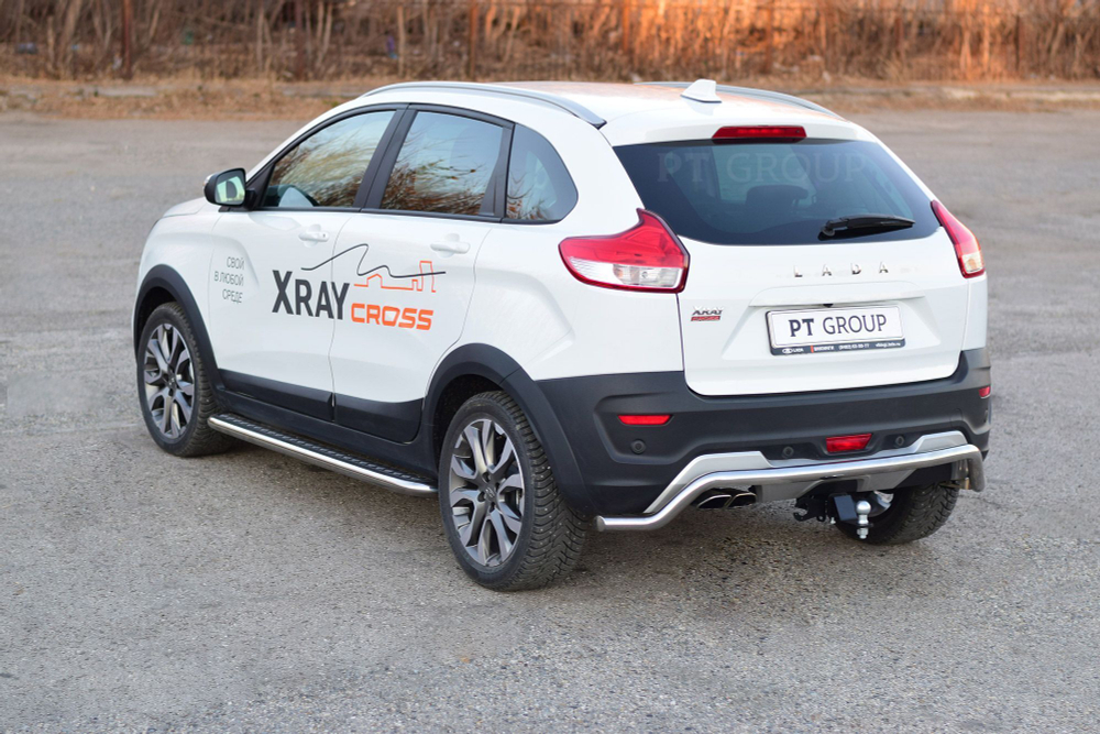 Фаркоп PT GROUP /съемный квадрат/ LADA XRay 2016-/ XRay Cross 2018-(паспорт и сертификат в комплекте)(без электрики) арт.LXR-16-991122.00