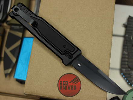 Нож Reate BLACK Exo S/E V.2025 - черная рукоять, черный клинок