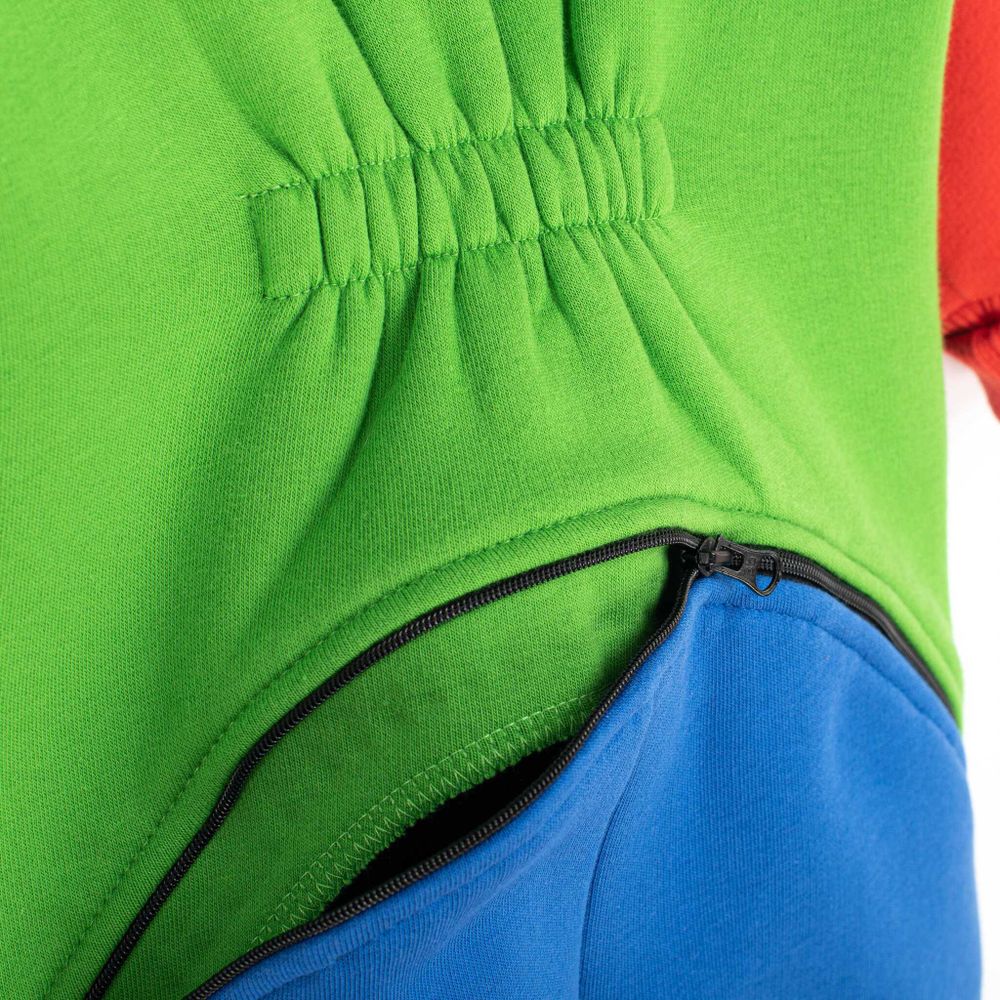 Комбинезон-трансформер с клапаном "Bb team green/blue"