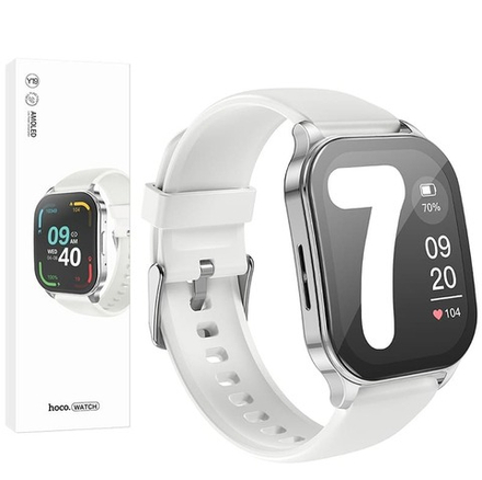 Смарт-часы HOCO Y19 Amoled (серебро) Call Version