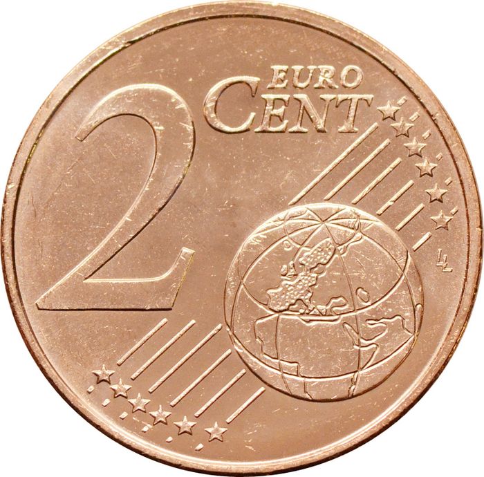 2 евроцента 2015 Кипр (2 euro cent)