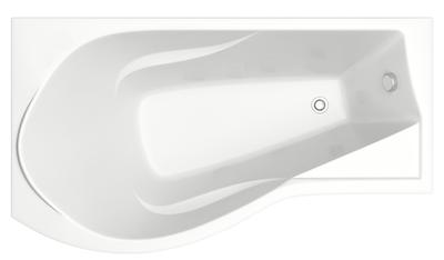 Ванна акриловая BAS Капри левая 1700х945 с каркасом