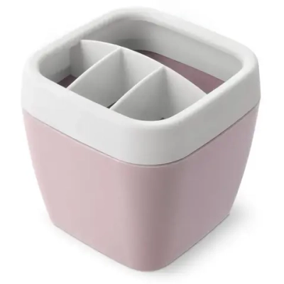 Органайзер для зубных щеток Эллиса бело-розовый С315БРОЗ (комплект 18 шт)
