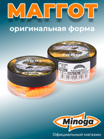 Форелевая приманка "Minoga" MAGGOT 1,6"(8шт) 40мм, 2,5гр, цвет 03