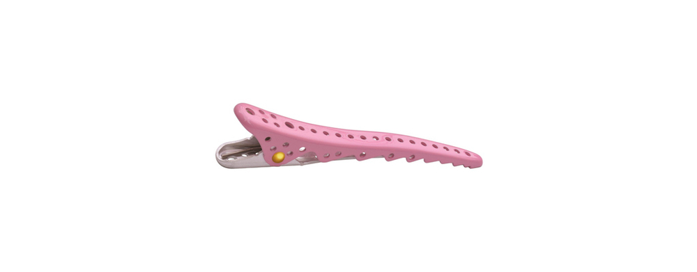Зажимы Y.S.Park  Shark Clip YS-17*08 (8 шт.) светло-розовые