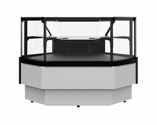 Холодильная витрина Carboma PALM 3 GC95 VM-5 -1 внешний угол без боковин (версия 2.0)