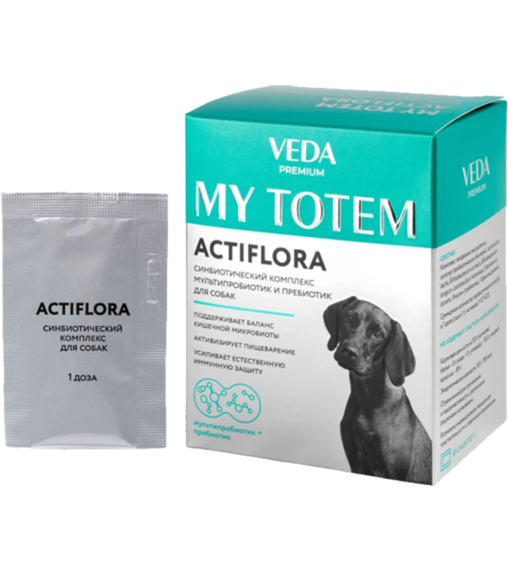 Синбиотический комплекс для собак My Totem Aktiflora 1шт./1кг. (Актифлора) Веда