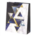 Пакет подарочный бумажный Alingar, (XL) 31х40х12 см, вертикальный, "Геометрия", матов. ламинация, тиснение, ассорти