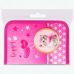 Пенал BRAUBERG, 1 отделение, 1 откидная планка, полиэстер, 21х14 см, "Happy kitten", 270308