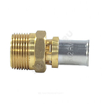 Муфта для МП/PE-X труб латунь пресс Дн 16х3/4" НР RM107 Giacomini RM107Y043
