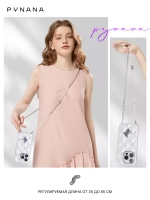 Цепочка PYNANA Cross-body для телефона 2-в-1 Crystal
