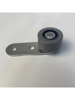 Опора роликовая для мебели с резиновым колесом D28 мм, 2 шт