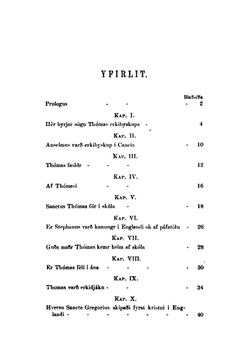 Thómas Saga Erkibyskups: A Life of Archbishop Thomas Becket, in Icelandic. Vol. 1 | Eiríkr Magnússon
