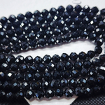 Турмалин чёрный, природный, шар, огранка, 6мм