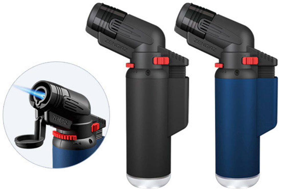 Зажигалка Zenga ZT-60 Angle Torch Jet Rubberized