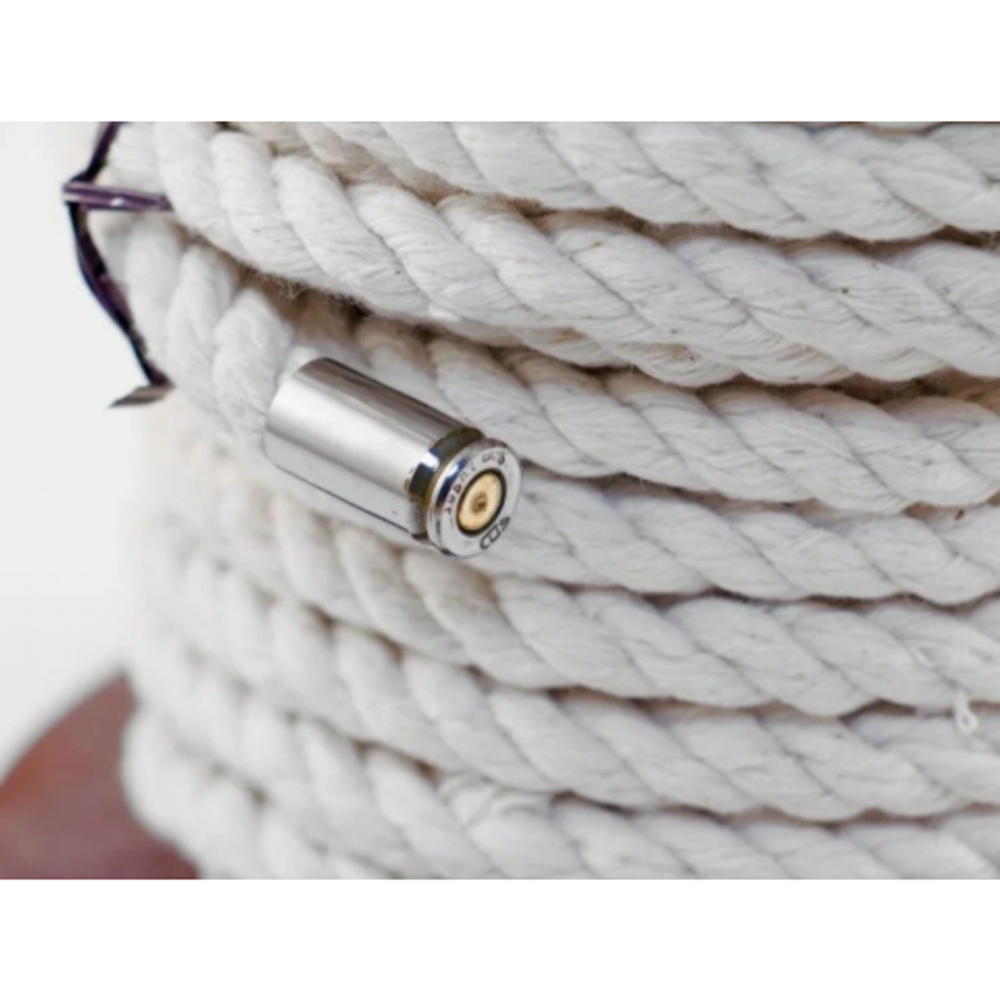 Хлопковая веревка для шибари, на катушке, белая, 10 м