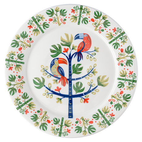 Тарелка 28см Toucan Liberty Jones Birds of Paradise