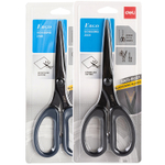 Ножницы DELI "Ergo", 210 мм, нержавеющая сталь, пластиковые ручки, ассорти