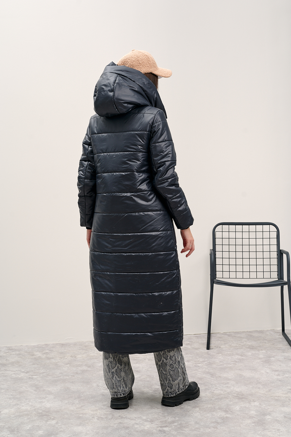 Пальто женское "Лара" черный