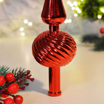 Макушка "Пика" 28см, цвет красный глянец, 28AD1-1