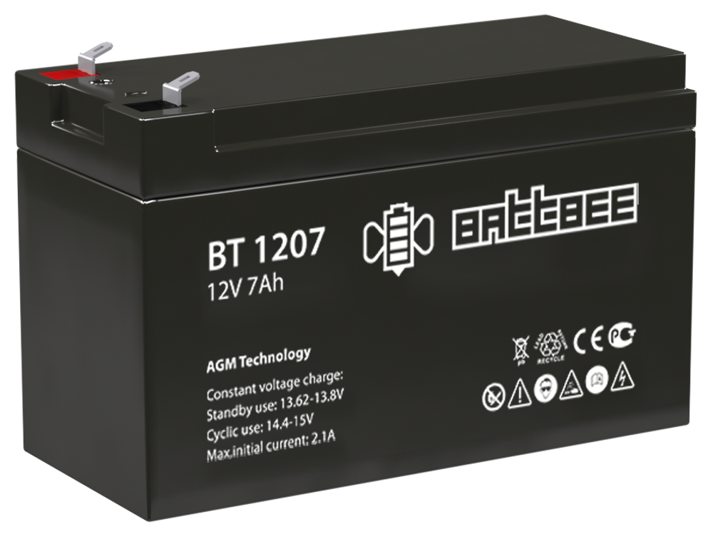 Аккумулятор 7,0 А/ч (BT 1207), (4614060010008)