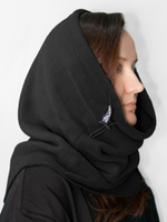 Снуд чёрный флис