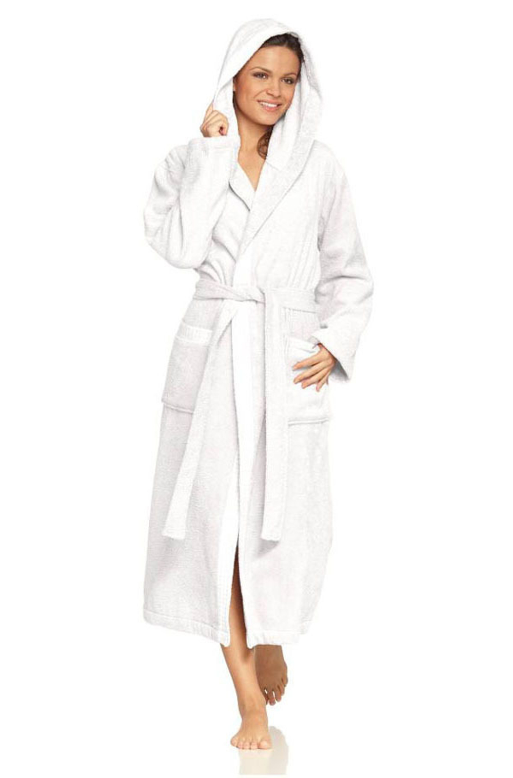 Халат махровый Vossen Nature Organic натуральный белый Австрия