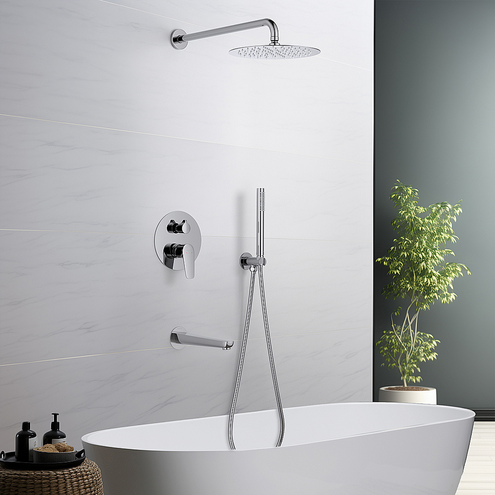 Душевая система Aquatek БЕТТА Set 4 в 1 AQ1173CR хром