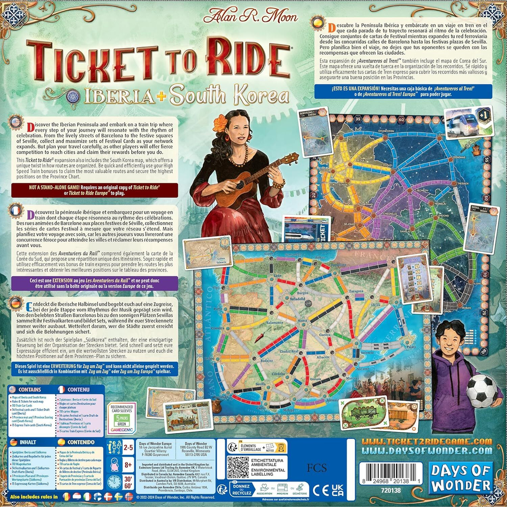 Ticket to Ride — Iberica/South Korea