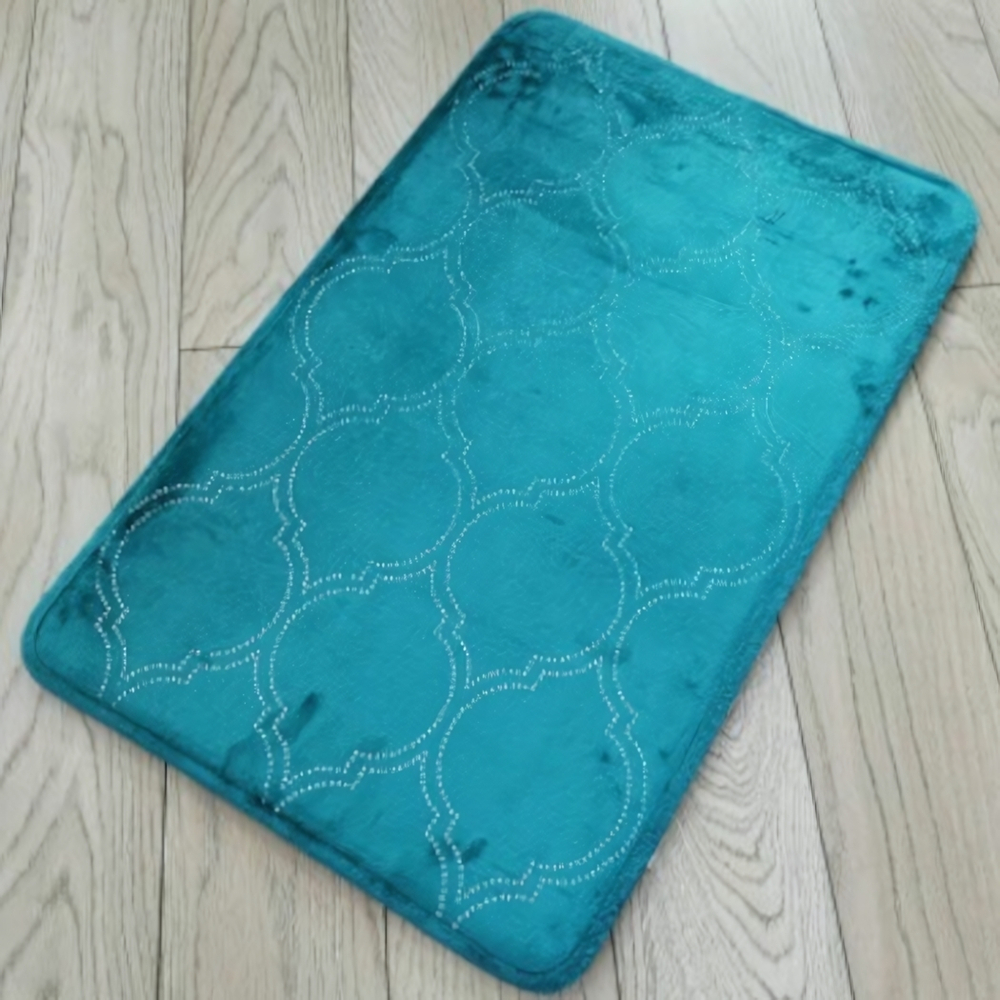 Коврик для ванной комнаты “Memory stripes” Exclusive 50*80 Dark Blue голубой