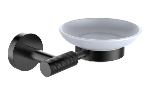 5503-C Мыльница нас., стеклянная (ЧЕРНЫЙ) ViEiR  (24/1шт)