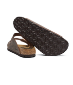 Кожаные шлепанцы arizona Birkenstock - коричневый(452761)