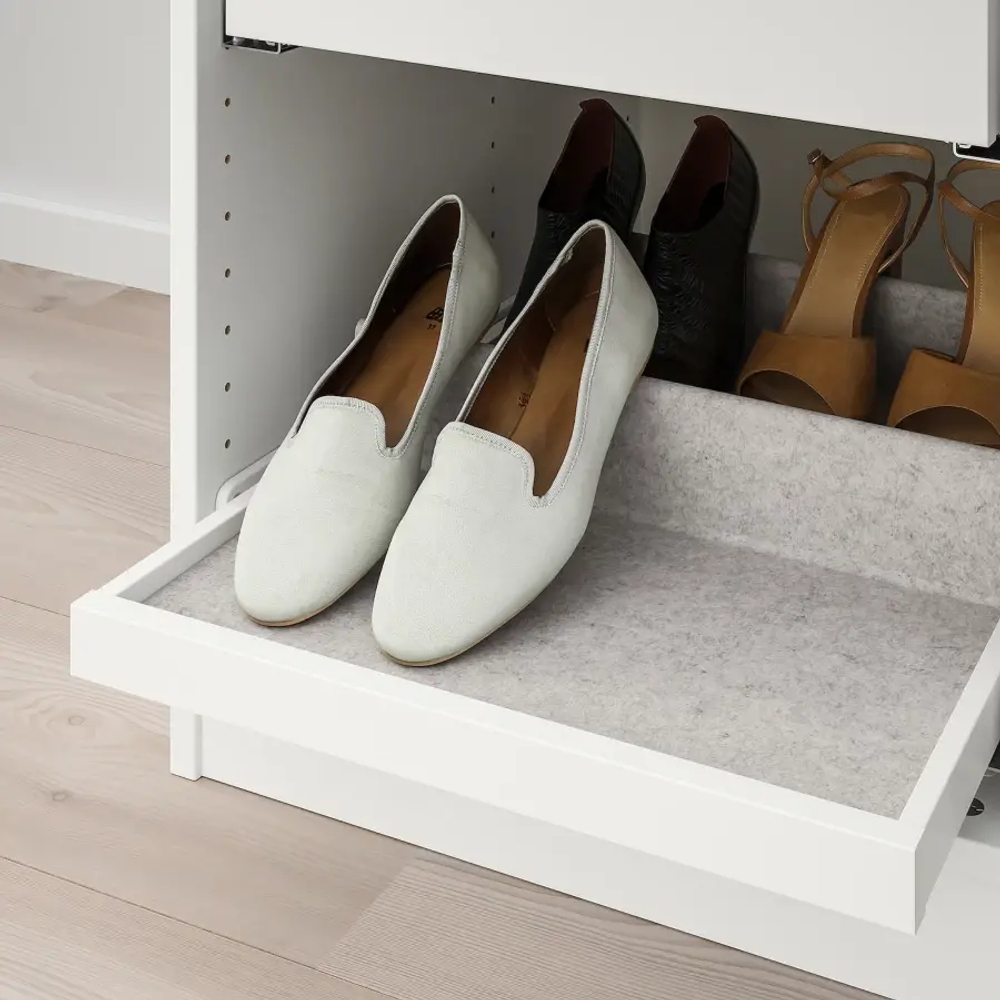 Вставка для обуви в выдвижной лоток - KOMPLEMENT IKEA/ КОМПЛИМЕНТ  ИКЕА , 58х50 см,  серый