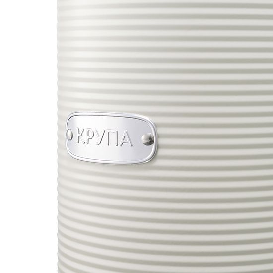 Банка для хранения крупы irmel, 2,5 л, молочная