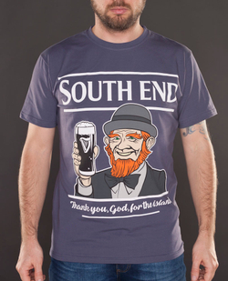 Футболка Irish серая