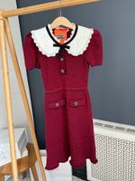 Новое платье из хлопка с шерстью Self-Portait, 128