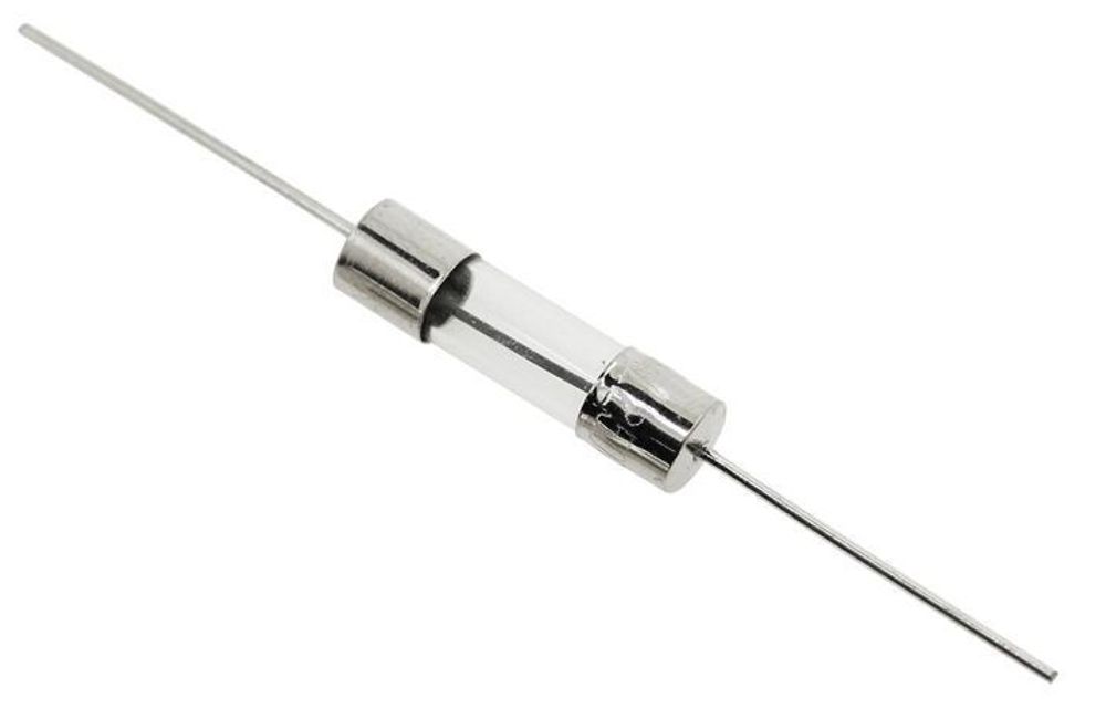 Предохранитель 8A с выводами (5*20mm)-мал.