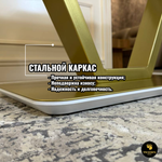 Кухонный раздвижной стол "Леон", белый