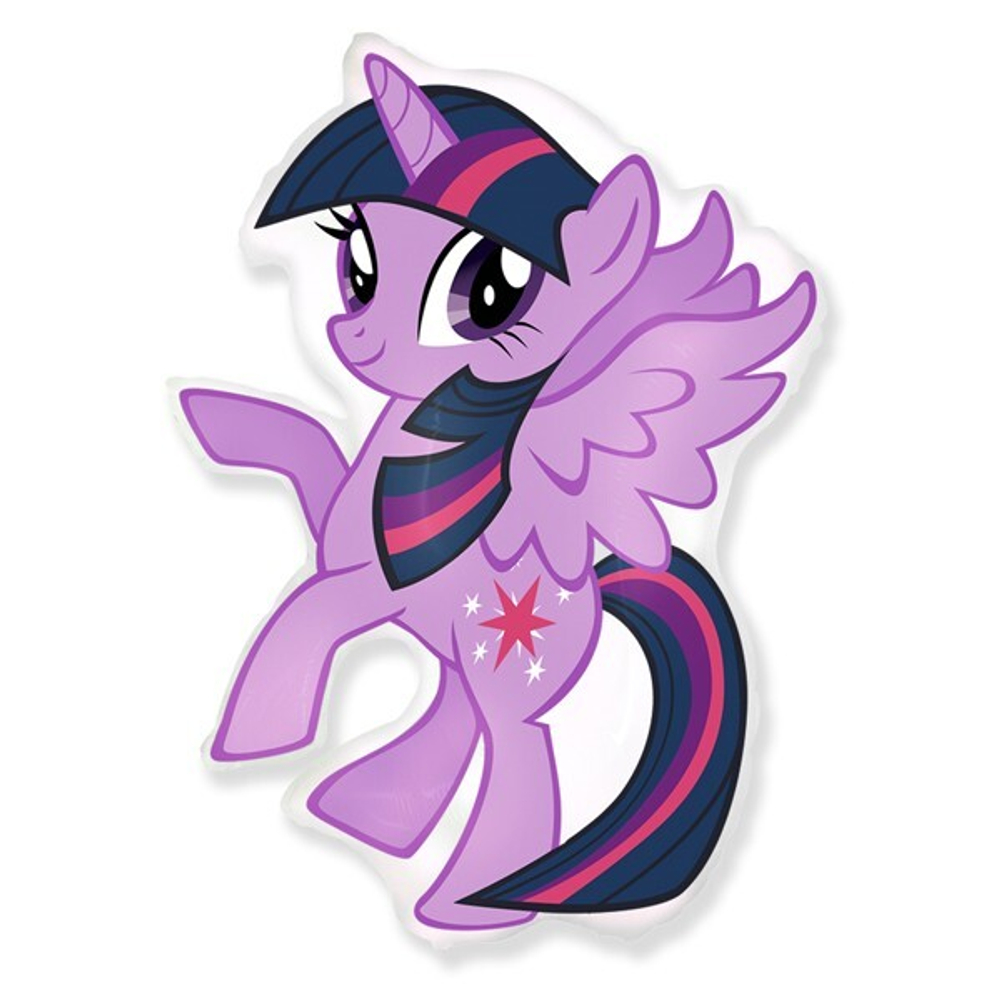 Фольгированный шар фигура My Little Pony Лошадка Искорка 86 см